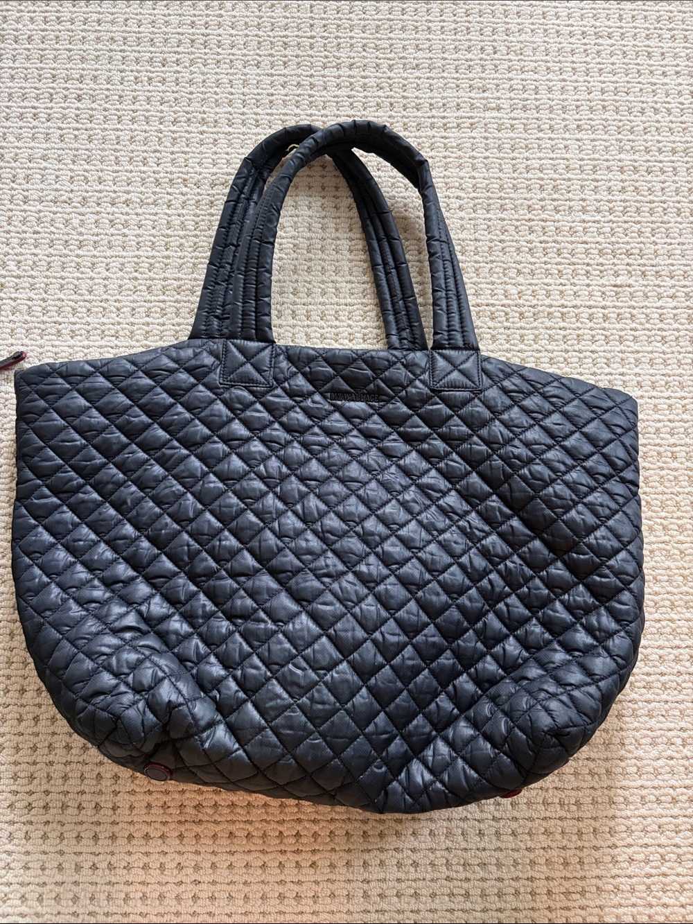 MZ Wallace Quilted Black Tote Bag - Lightweight Everyday Carry